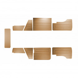 Door Card Set, Left Hand Drive, Tobacco Vinyl: T25/T3 (1985-1992) 
