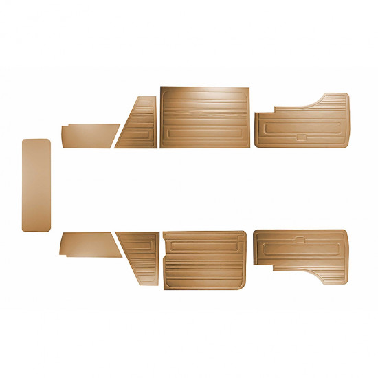 Door Card Set, Left Hand Drive, Tobacco Vinyl: T25/T3 (1985-1992) 