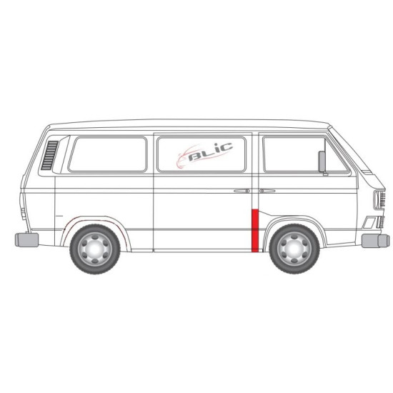 B-Pillar RHD Lower Right: T25/T3 (1980-1992)