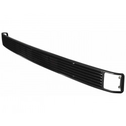 Lower radiator grille with holes for turn signals, black