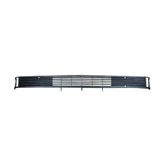 Lower radiator grille with holes for turn signals, black 