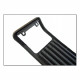 Lower radiator grille with holes for turn signals, black 