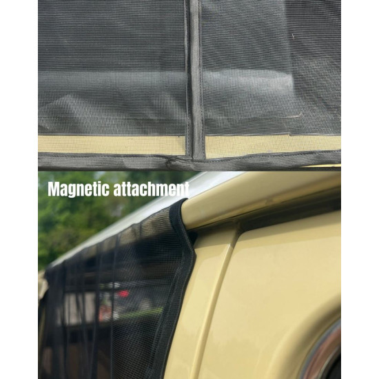 Magnētiskie moskītu tīkli VW T2 bīdāmajām un aizmugures durvīm, Toptrail