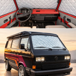 Magnētiskā kabīnes logu izolācija VW T3 / T25 (3 paneļi), Toptrail