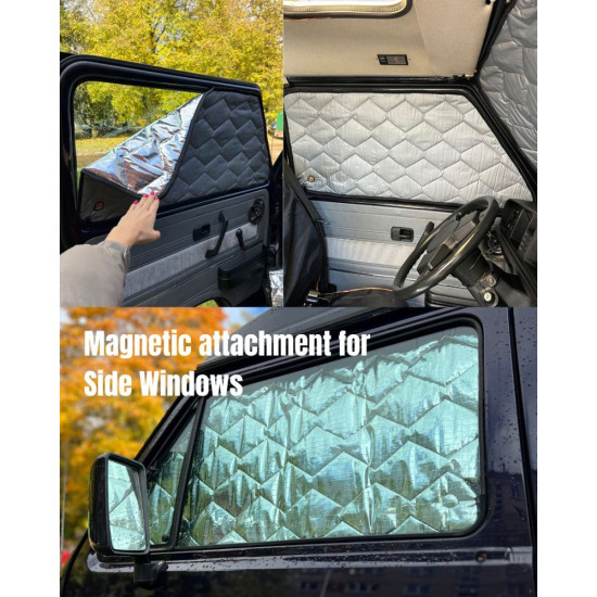 Magnētiskā kabīnes logu izolācija VW T3 / T25 (3 paneļi), Toptrail