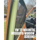 Magnētiskie moskītu tīkli VW T3 / T25 kabīnes logiem (pāris), Toptrail