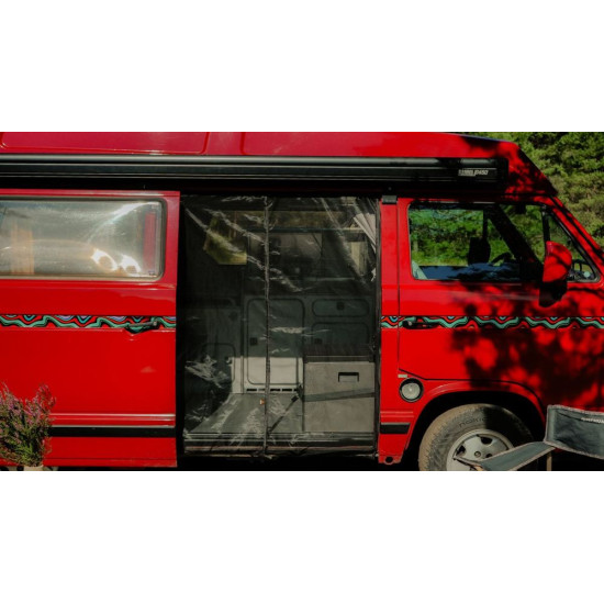 Magnētiskie moskītu tīkli VW T3 / T25 bīdāmajām un aizmugures durvīm, Toptrail