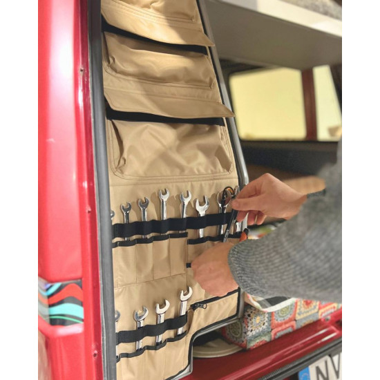 Instrumentu organizators VW T3 / T25 Westfalia aizmugures skapim, Toptrail