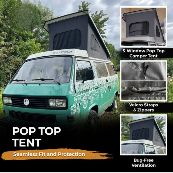 Paceļamā jumta audums VW T3 / T25 Westfalia (1979–1985), Toptrail