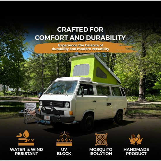 Paceļamā jumta audums VW T3 / T25 Westfalia (1986–1991), Toptrail